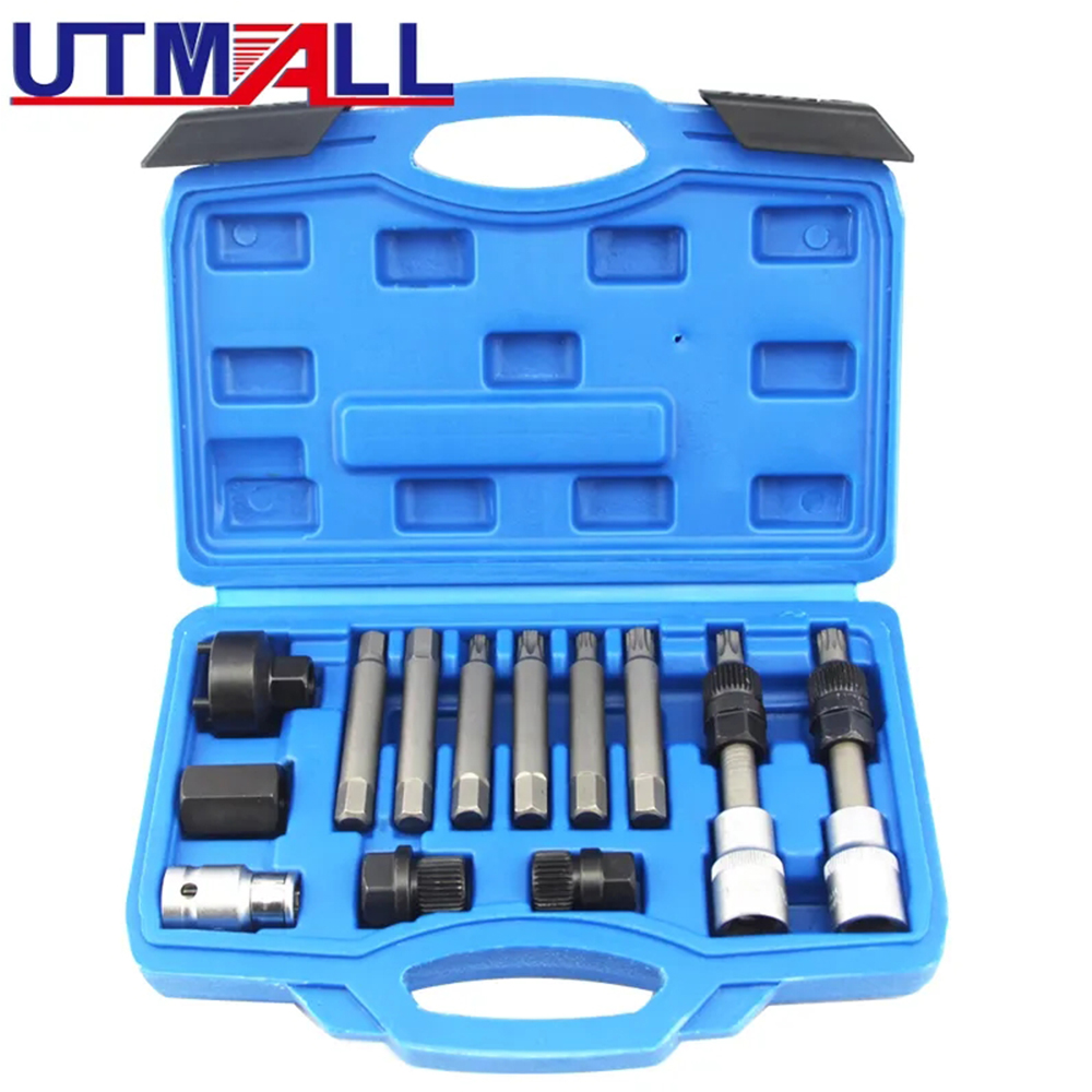 Conventional Reel - UTMALL Steel 13pcs Alternator Freewheel Pulley
