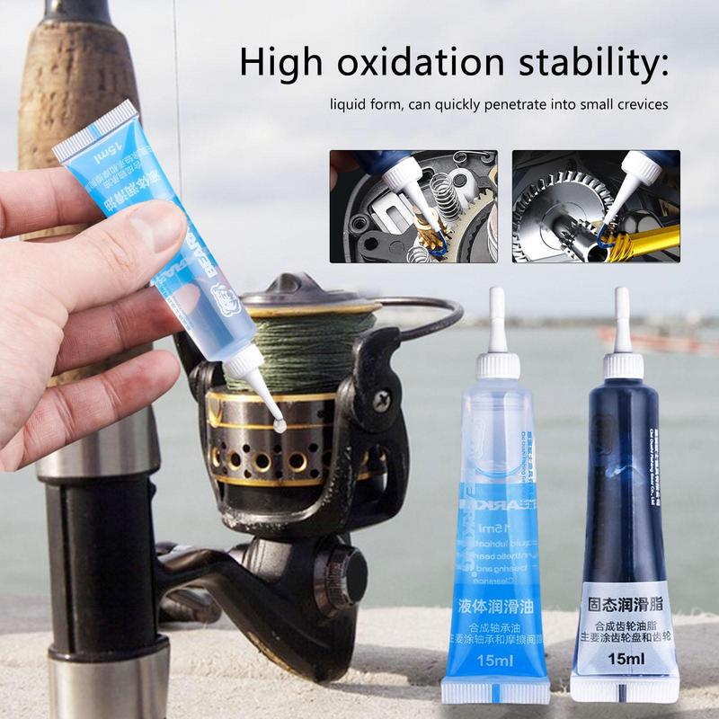 Reel Grease - Fishing Reel Lubricant 15ml Reel Cleaner