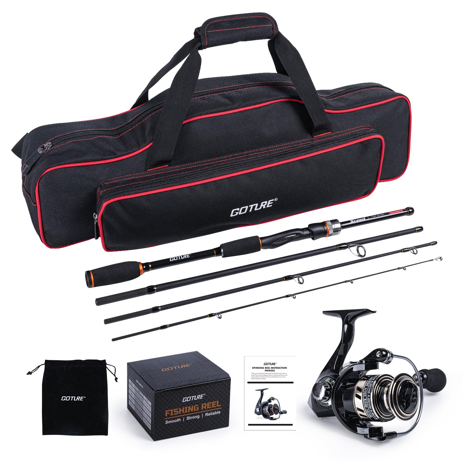 Reel Bag - Goture Portable Spinning Fishing Rod and
