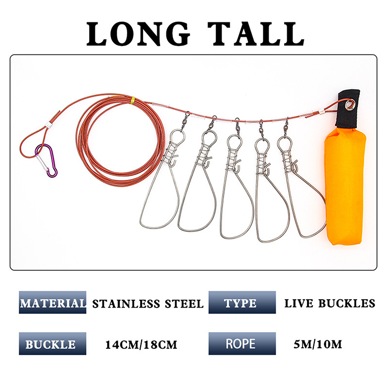 Conventional Reel - New 5-snap Float Fish Stringer Controller