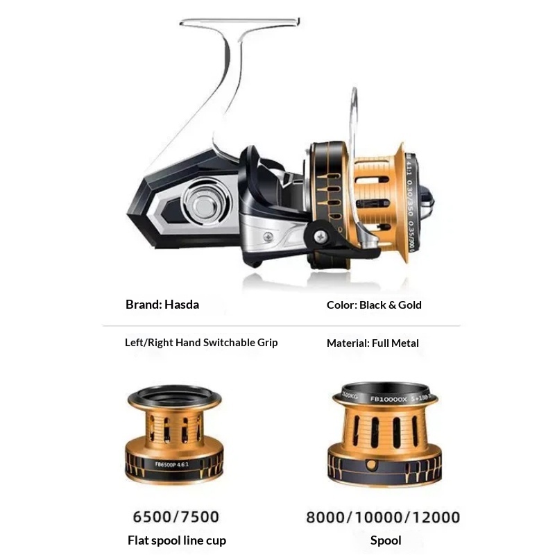 Hasida Spinning Fishing Reel F - огляд і ціна Surf Reel