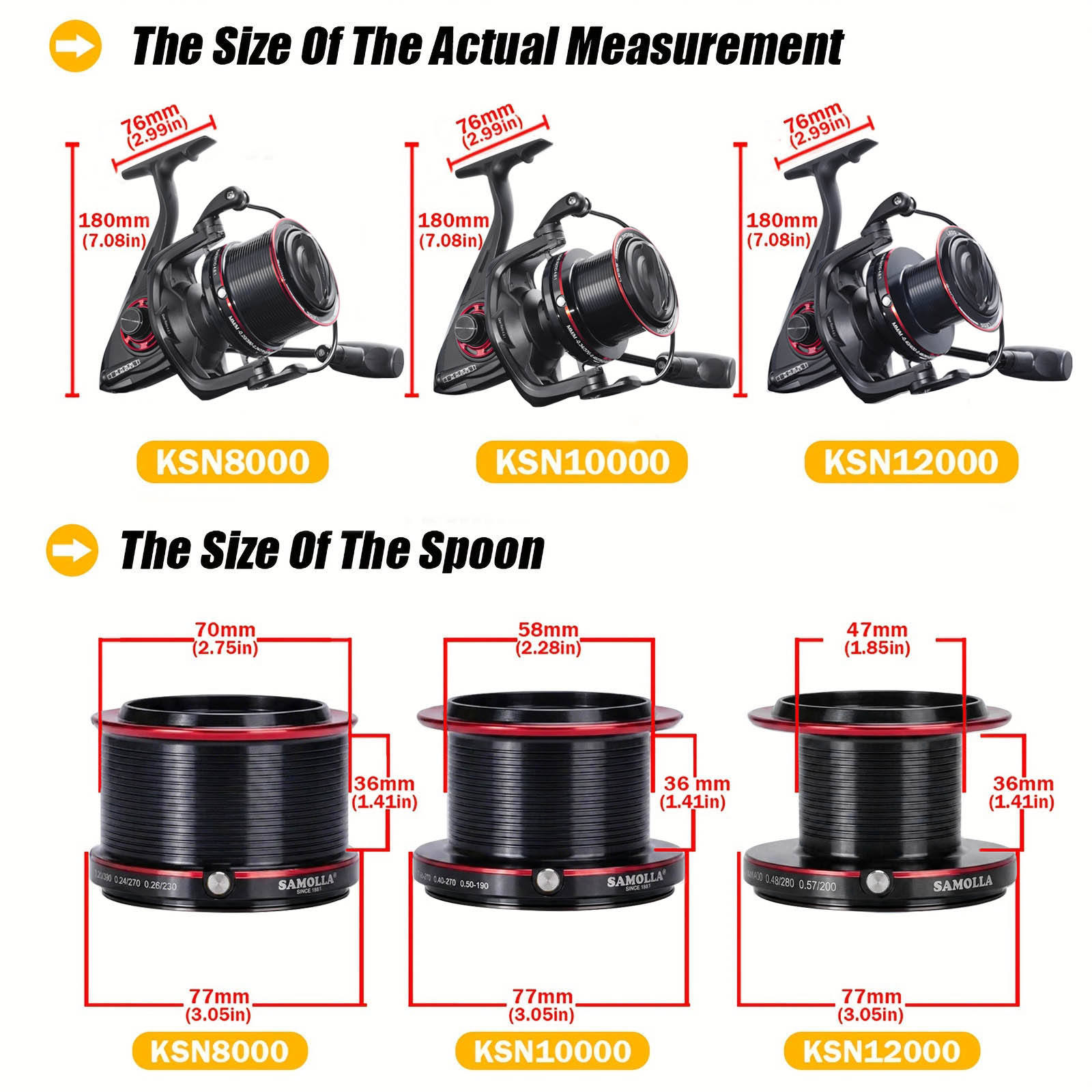 CAZULO Long Cast Spinning Reel - огляд і ціна Surf Reel