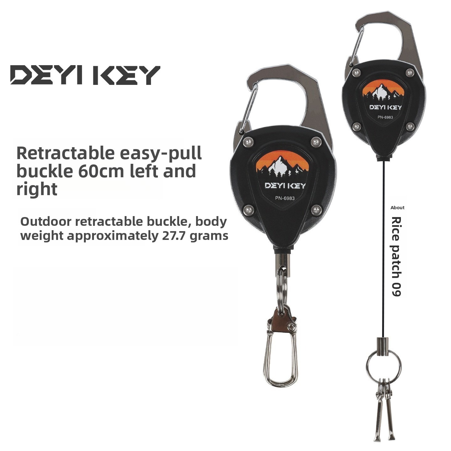 Retractable Keychain Heavy Dut - огляд і ціна Conventional Reel