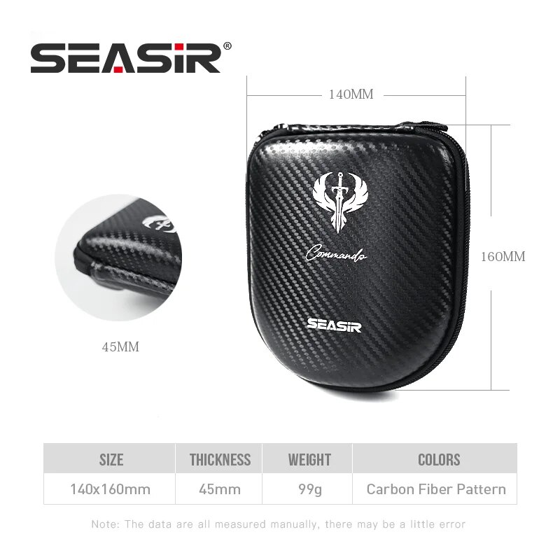 SEASIR Commando Carbon Fiber P - огляд і ціна Spincast Reel