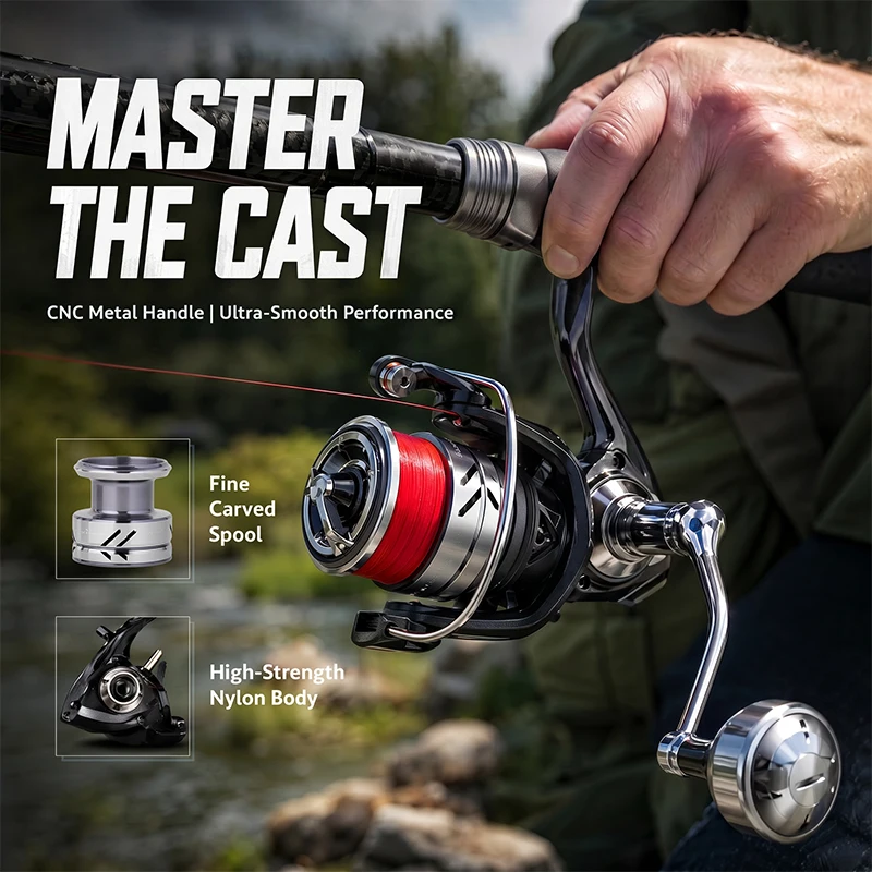 DEUKIO Metal Knob Fishing Reel - огляд і ціна Surf Reel