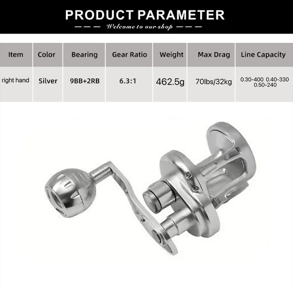 Saltwater Trolling Reel High S - огляд і ціна Trolling Reel