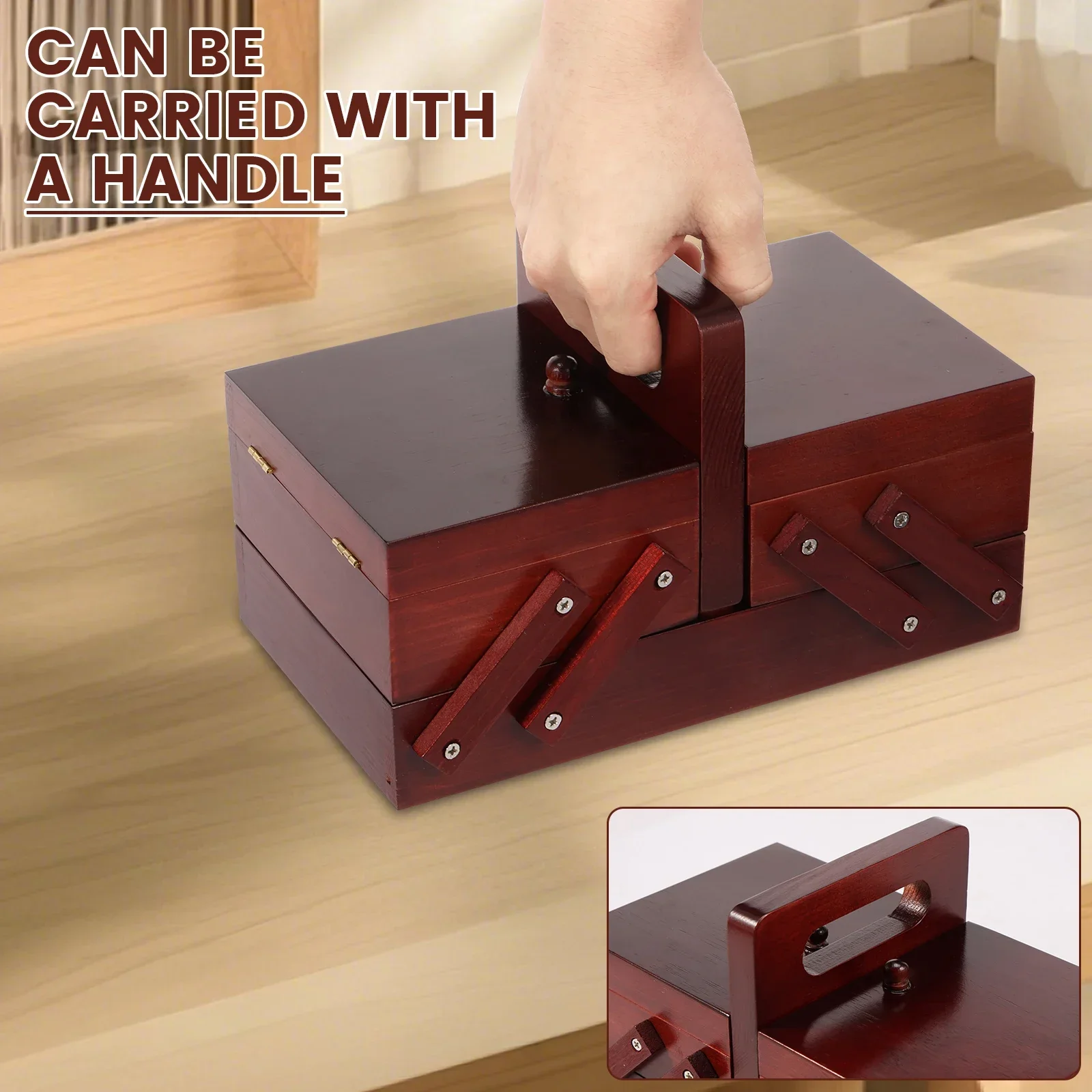 Expandable Sewing Thread Box W - огляд і ціна Reel Handle