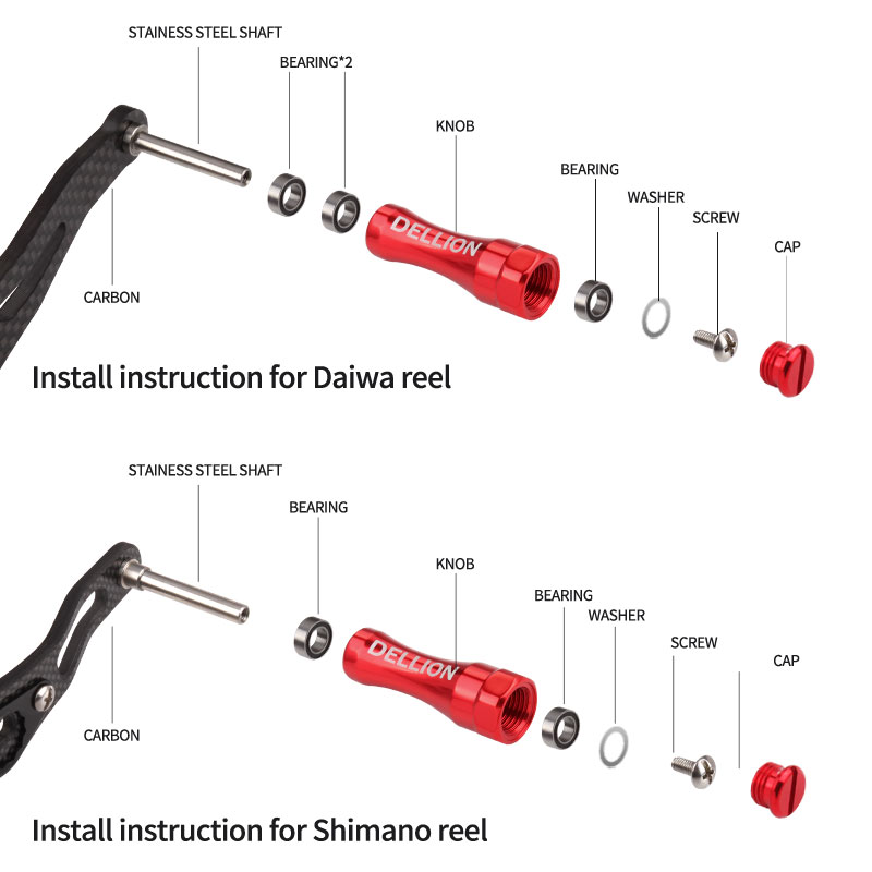 Ruke 1pc Fishing Reel Handle K - огляд і ціна Reel Drag Knob