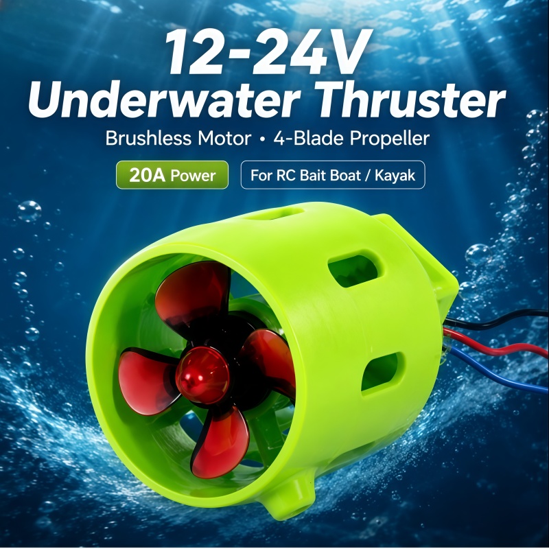 12-24V 20A Brushless Underwate - огляд і ціна Trolling Reel