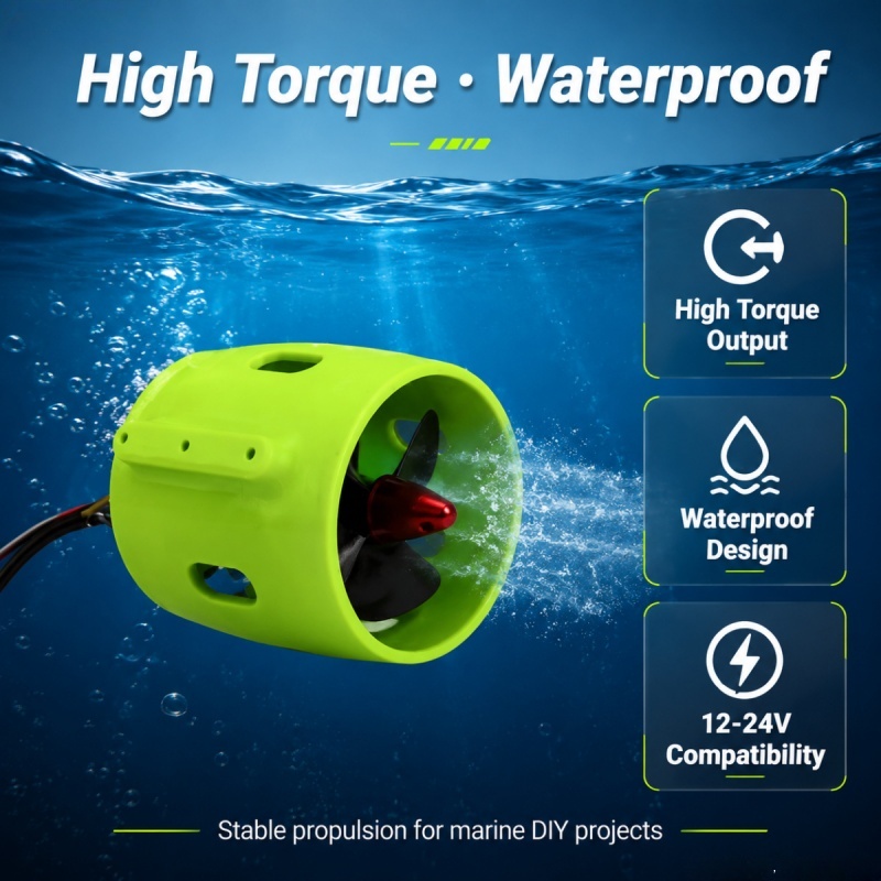 12-24V 20A Brushless Underwate - огляд і ціна Trolling Reel