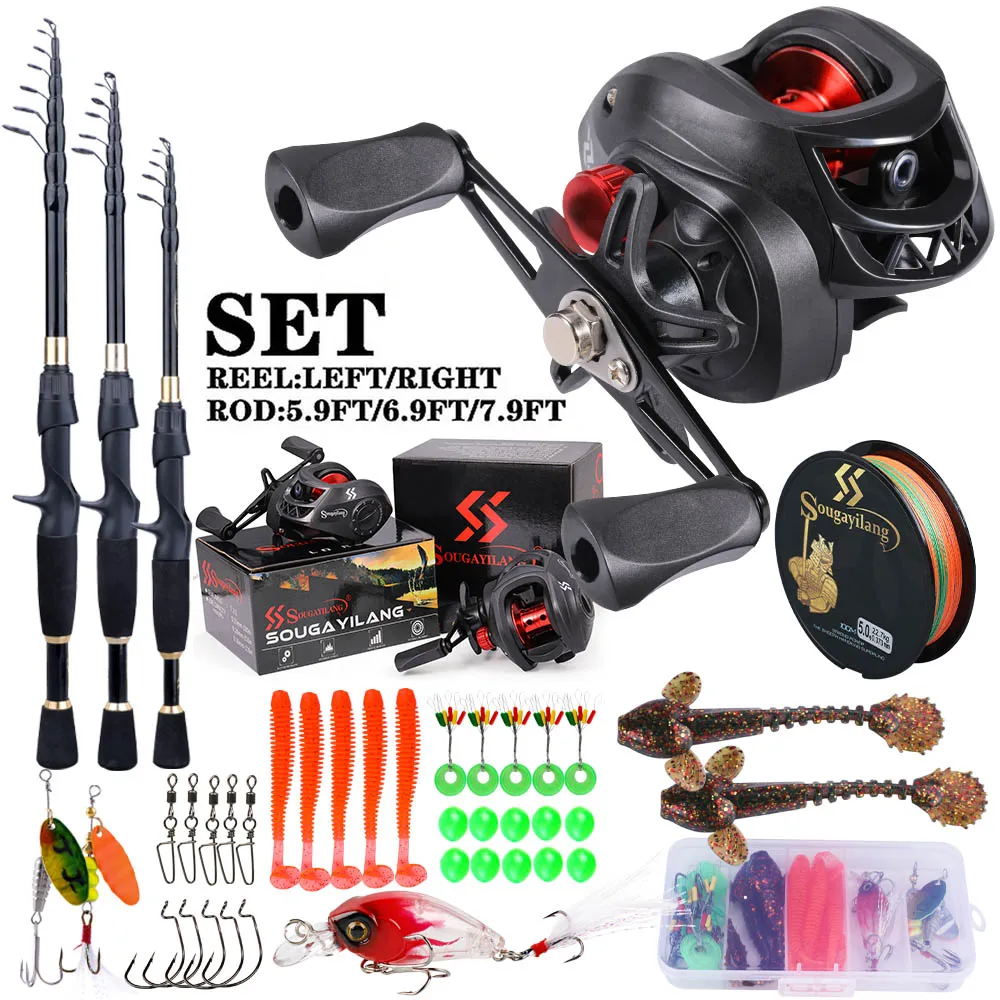 Sougayilang Fishing Rod and Re - огляд і ціна Spincast Reel