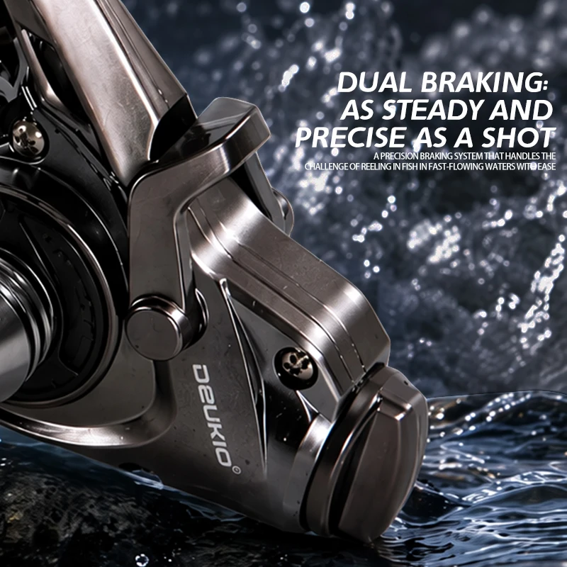 DEUKIO Mini Double Brake Desig - огляд і ціна Trolling Reel